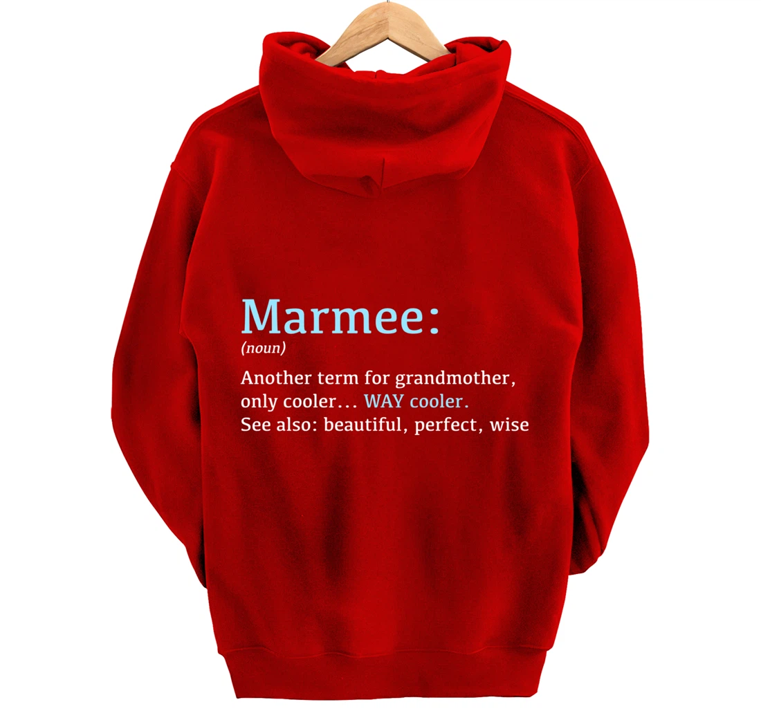 Marmee: Funny Definition Noun - Another Term Pullover Hoodie