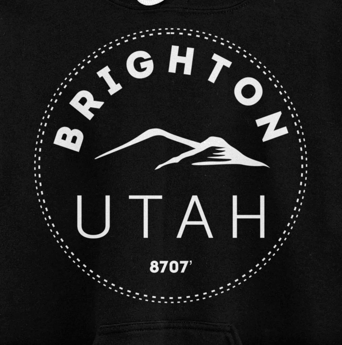 Brighton Utah - Rocky Mountain UT Pullover Hoodie
