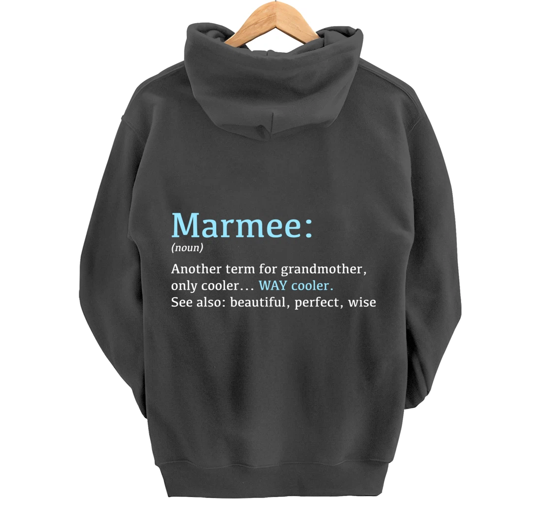 Marmee: Funny Definition Noun - Another Term Pullover Hoodie