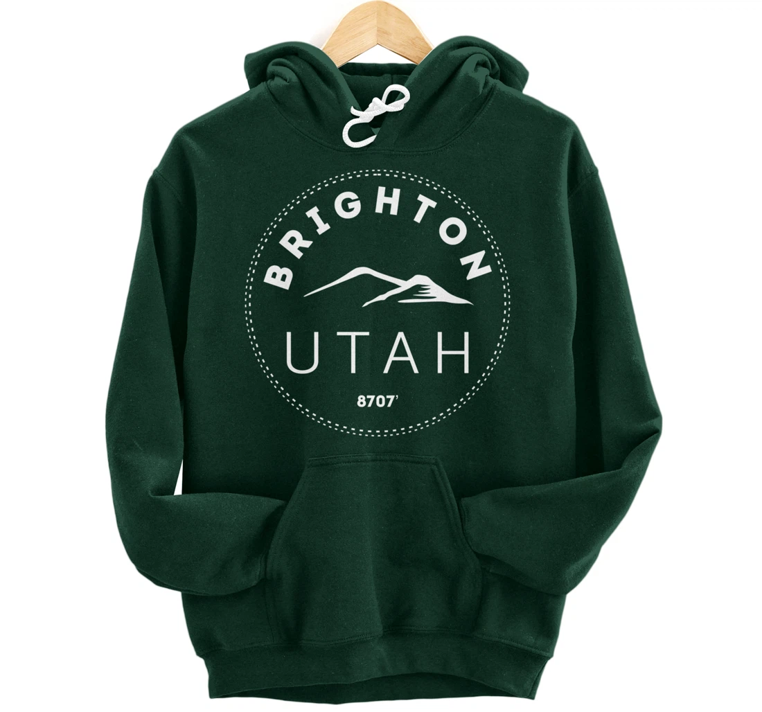 Brighton Utah - Rocky Mountain UT Pullover Hoodie