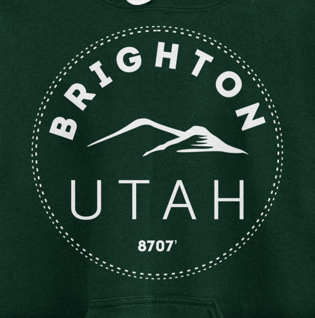 Brighton Utah - Rocky Mountain UT Pullover Hoodie