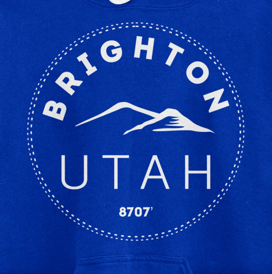 Brighton Utah - Rocky Mountain UT Pullover Hoodie