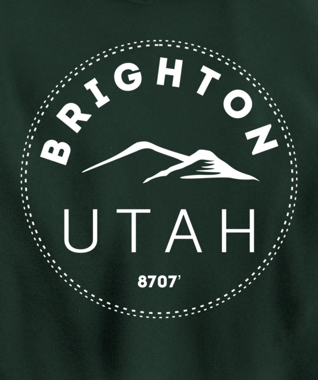 Brighton Utah - Rocky Mountain UT Pullover Hoodie