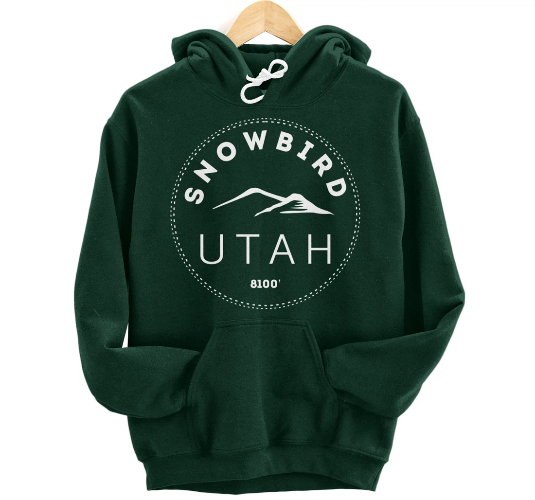 Snowbird Utah - Rocky Mountain UT Pullover Hoodie