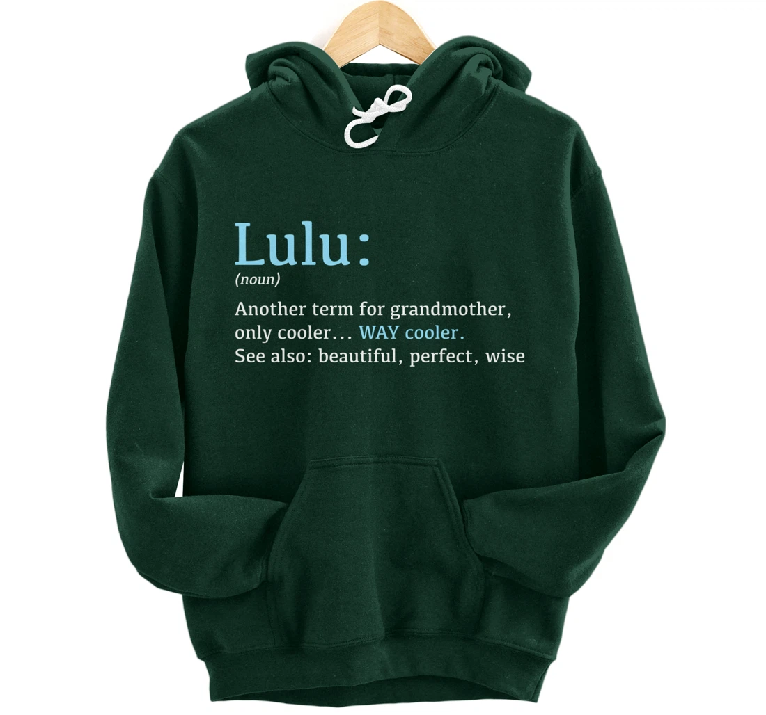 Lulu: Funny Definition Noun - Another Term Pullover Hoodie