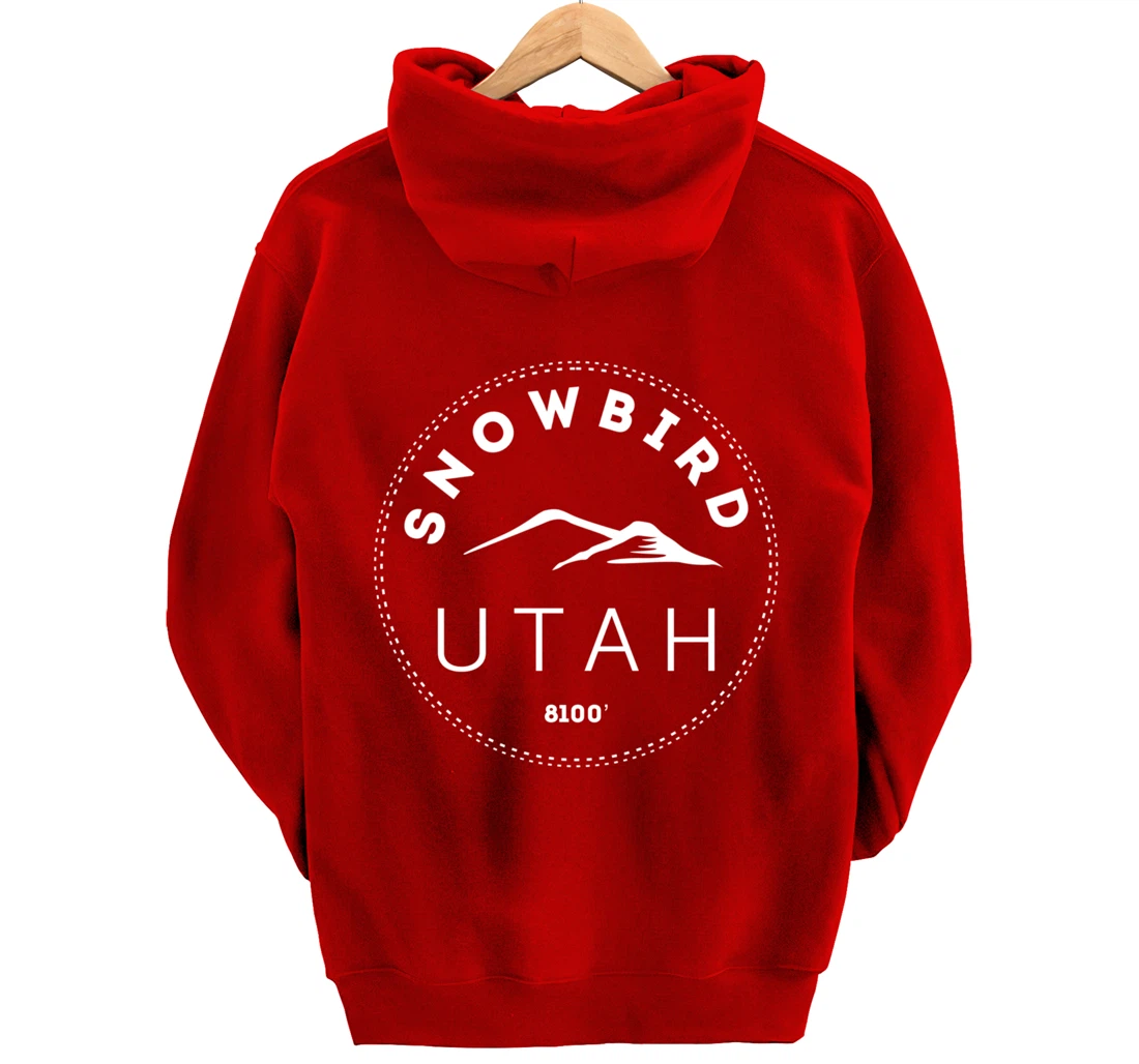 Snowbird Utah - Rocky Mountain UT Pullover Hoodie