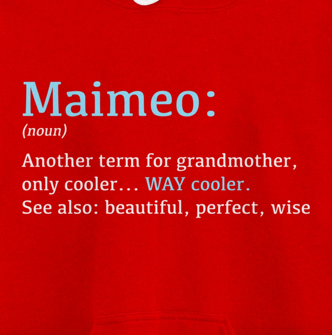 Maimeo: Funny Definition Noun - Another Term Pullover Hoodie
