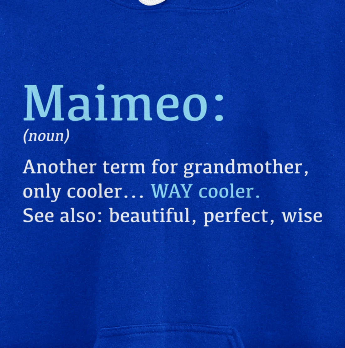 Maimeo: Funny Definition Noun - Another Term Pullover Hoodie