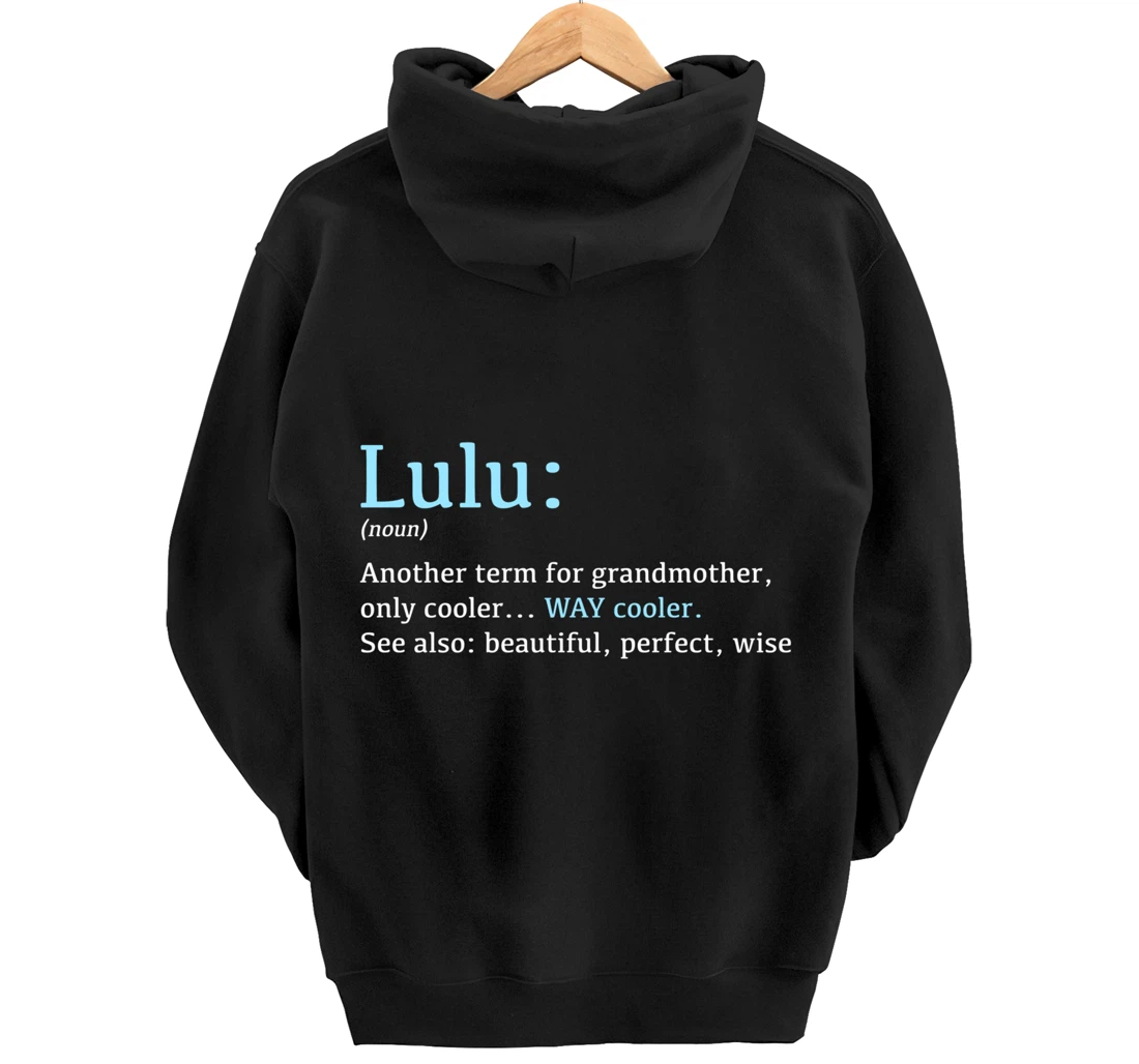 Lulu: Funny Definition Noun - Another Term Pullover Hoodie