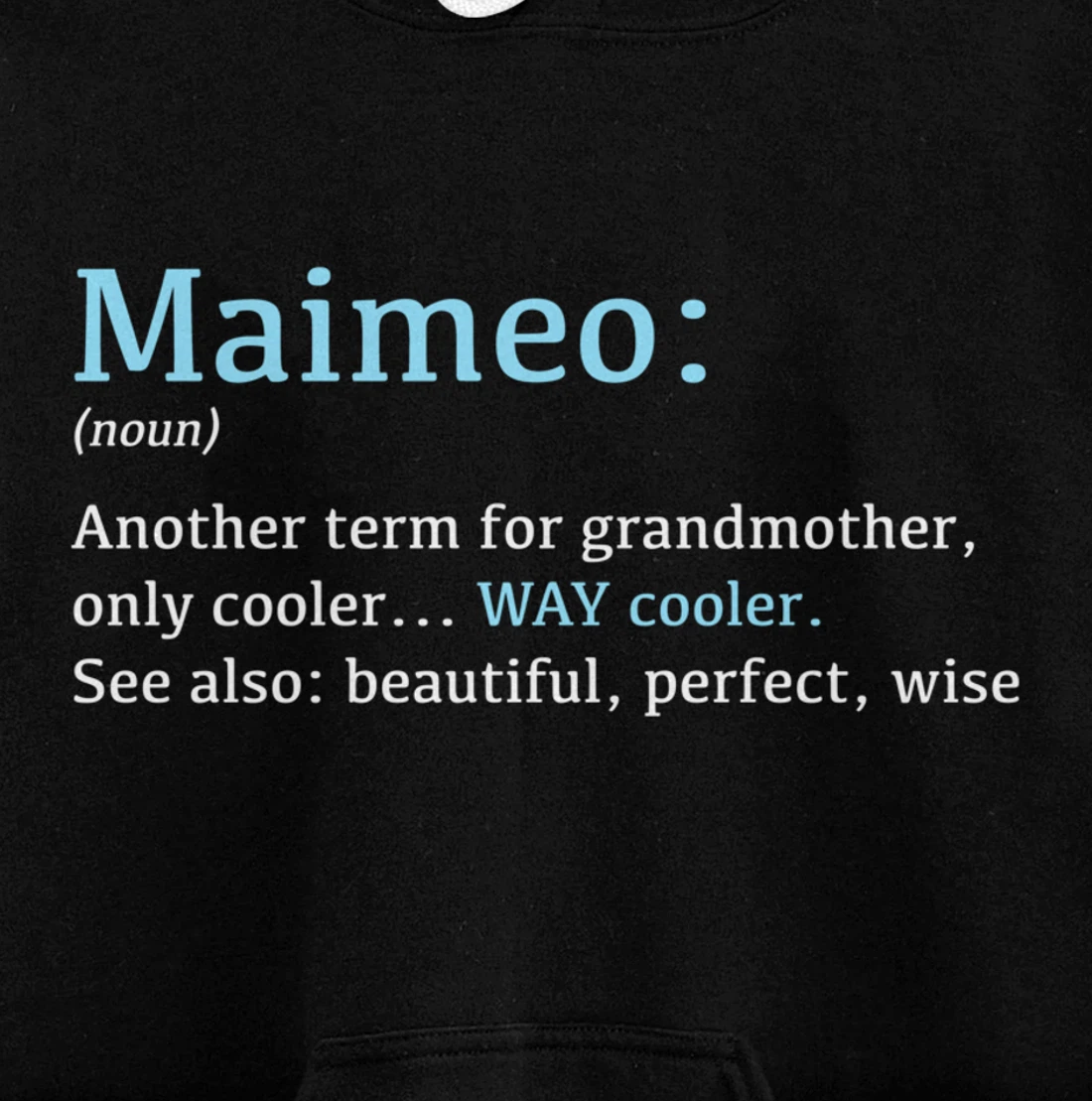 Maimeo: Funny Definition Noun - Another Term Pullover Hoodie