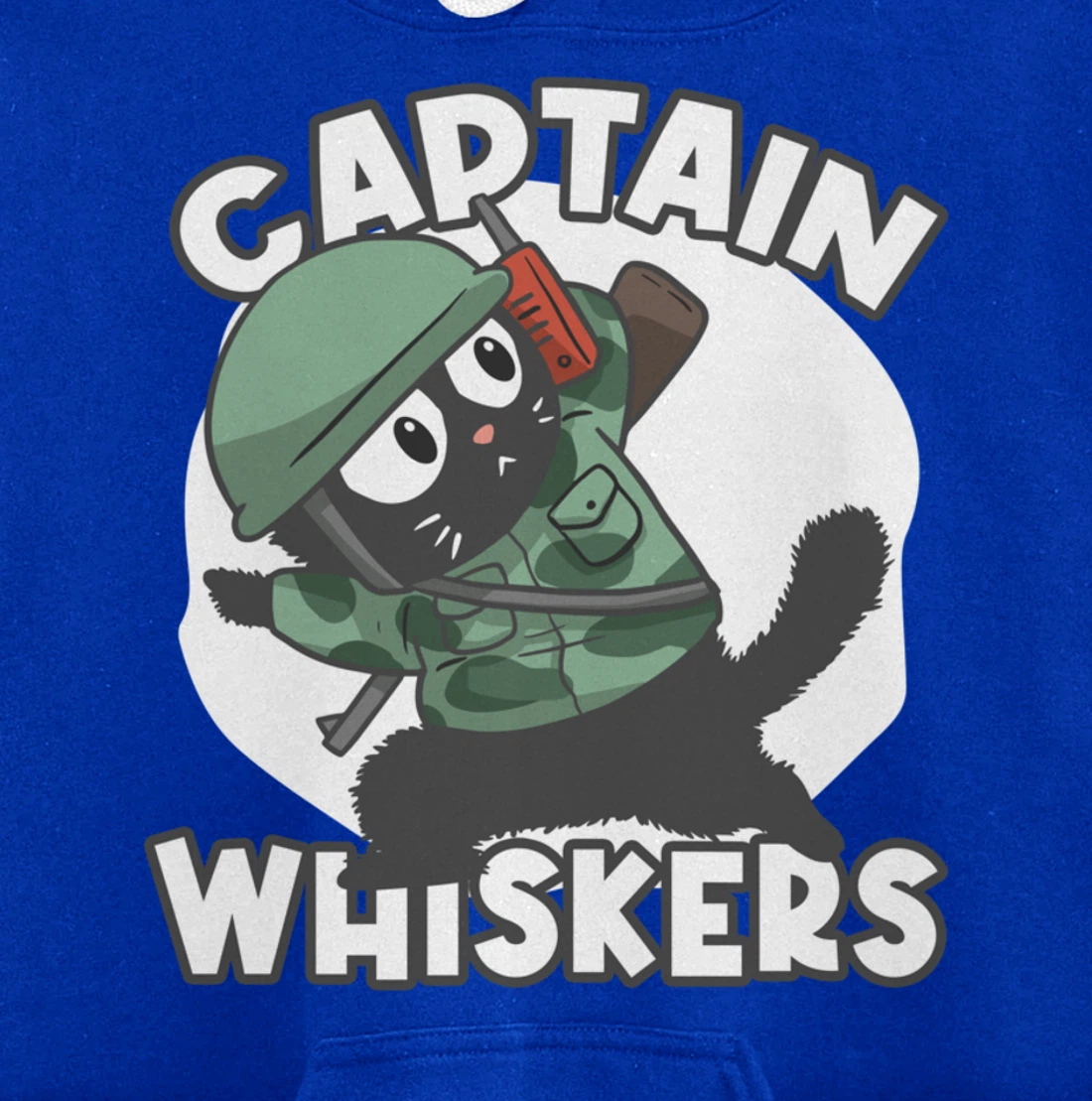 Captain Whisker Whiskers Pullover Hoodie