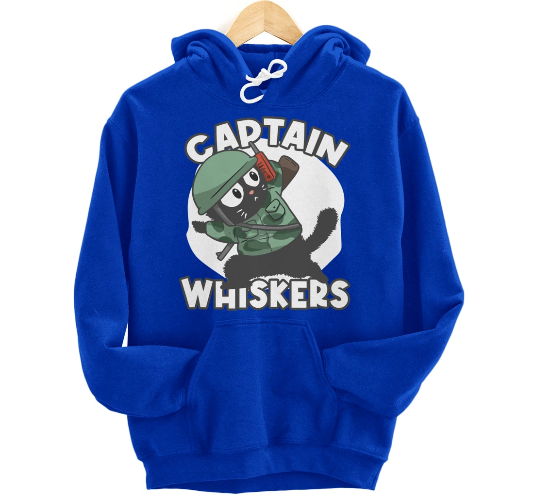 Captain Whisker Whiskers Pullover Hoodie