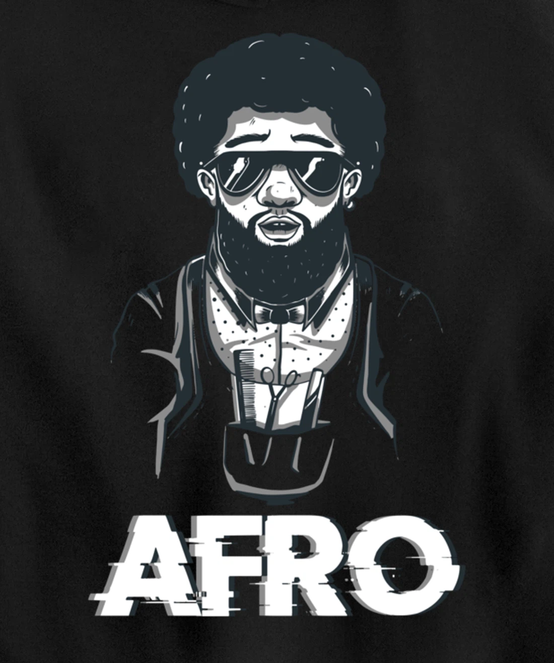 Afro Black Pullover Hoodie