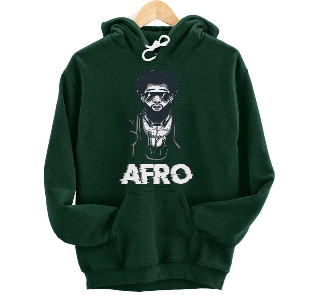 Afro Black Pullover Hoodie
