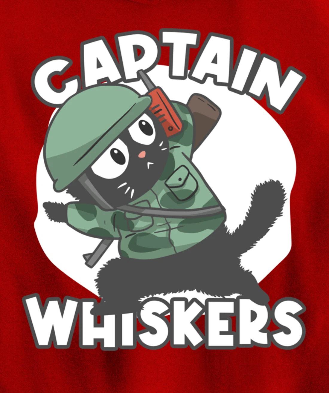 Captain Whisker Whiskers Pullover Hoodie