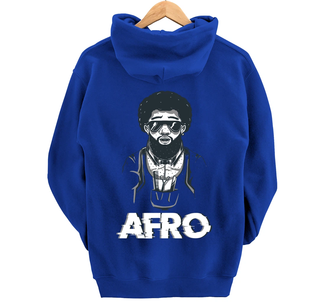 Afro Black Pullover Hoodie