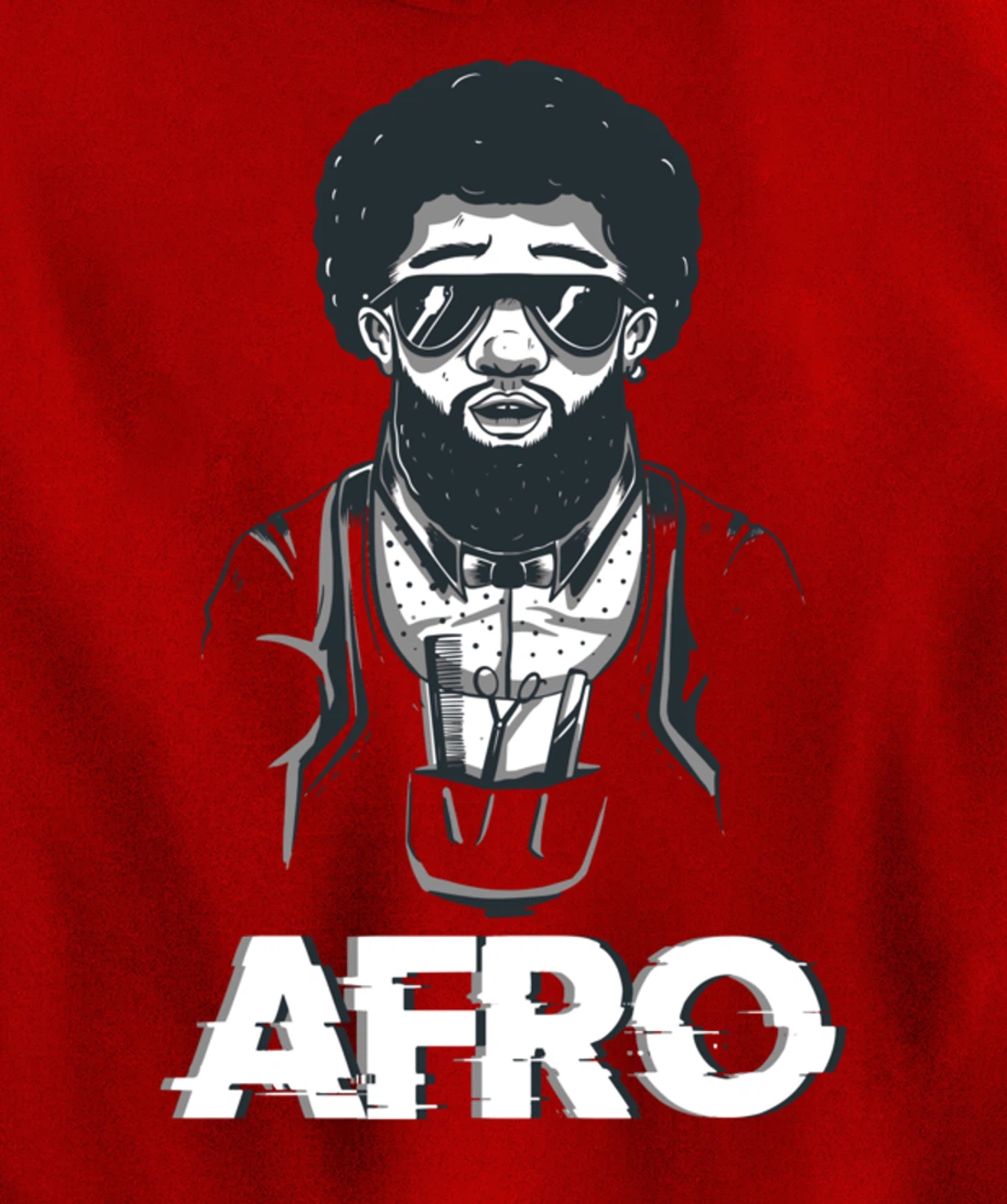 Afro Black Pullover Hoodie