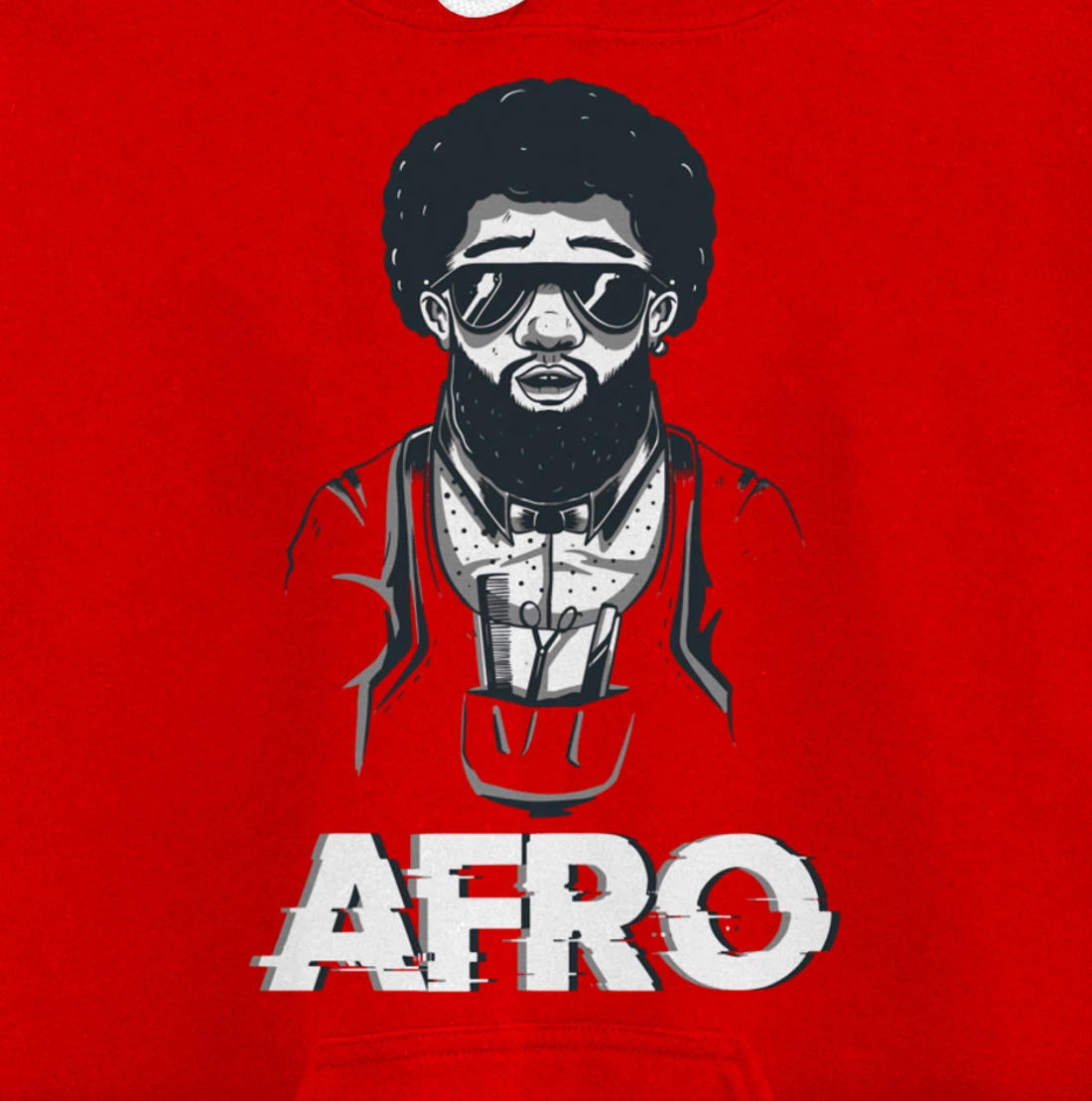Afro Black Pullover Hoodie