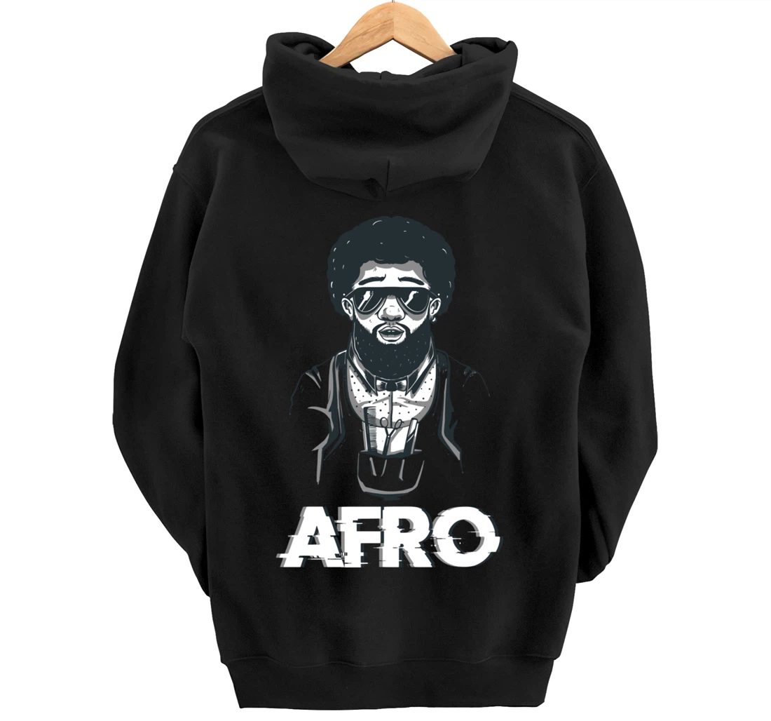 Afro Black Pullover Hoodie