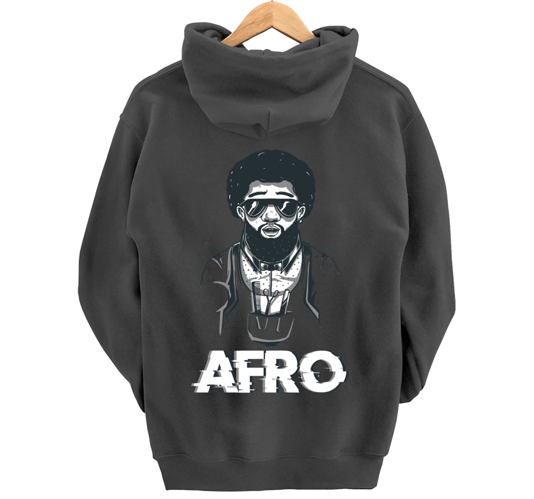 Afro Black Pullover Hoodie