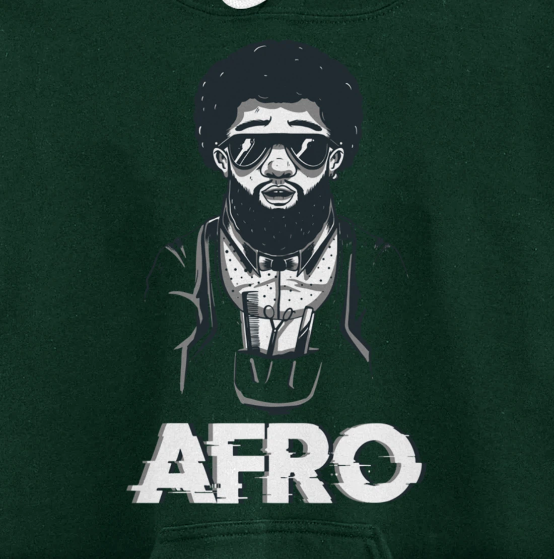 Afro Black Pullover Hoodie