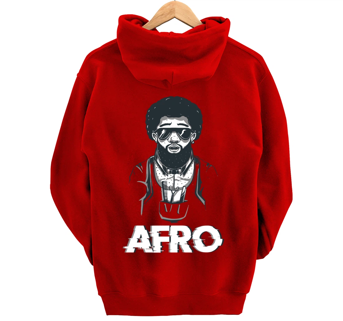Afro Black Pullover Hoodie