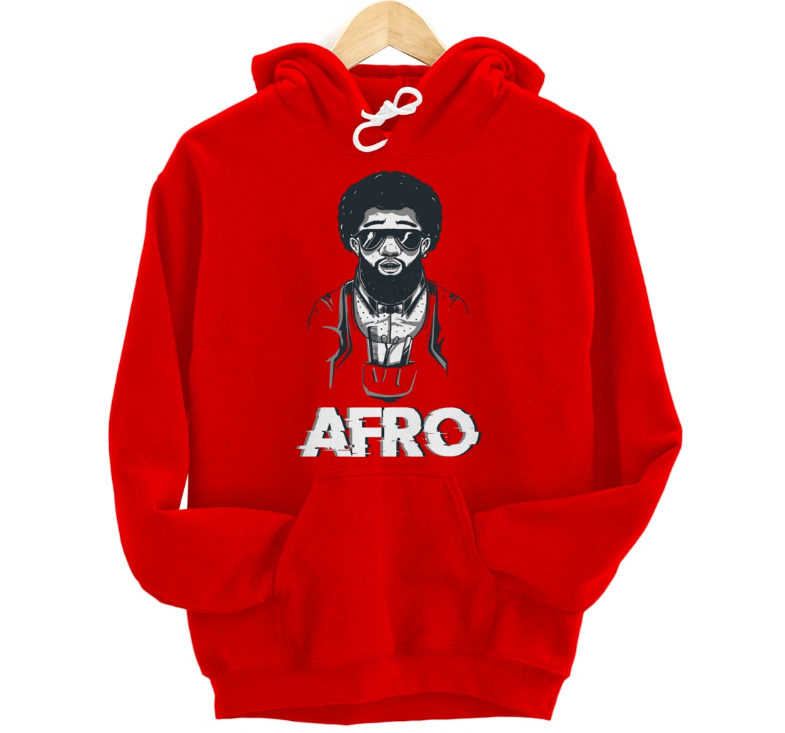 Afro Black Pullover Hoodie