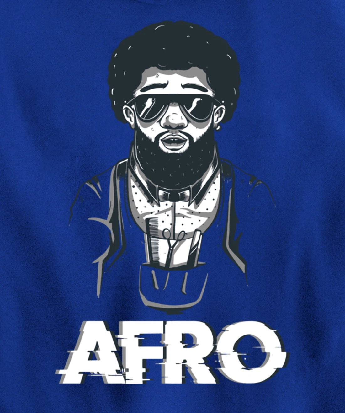 Afro Black Pullover Hoodie