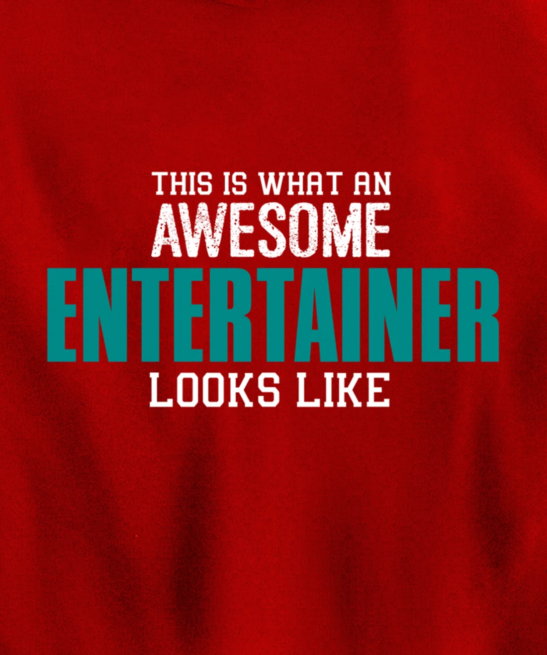 This is what an awesome Entertainer looks like Gift Artist Pullover Hoodie