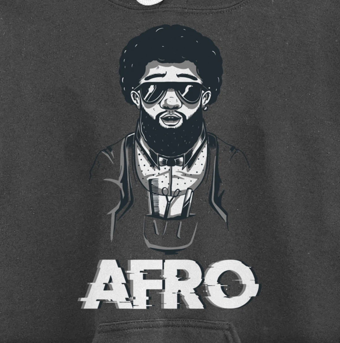 Afro Black Pullover Hoodie