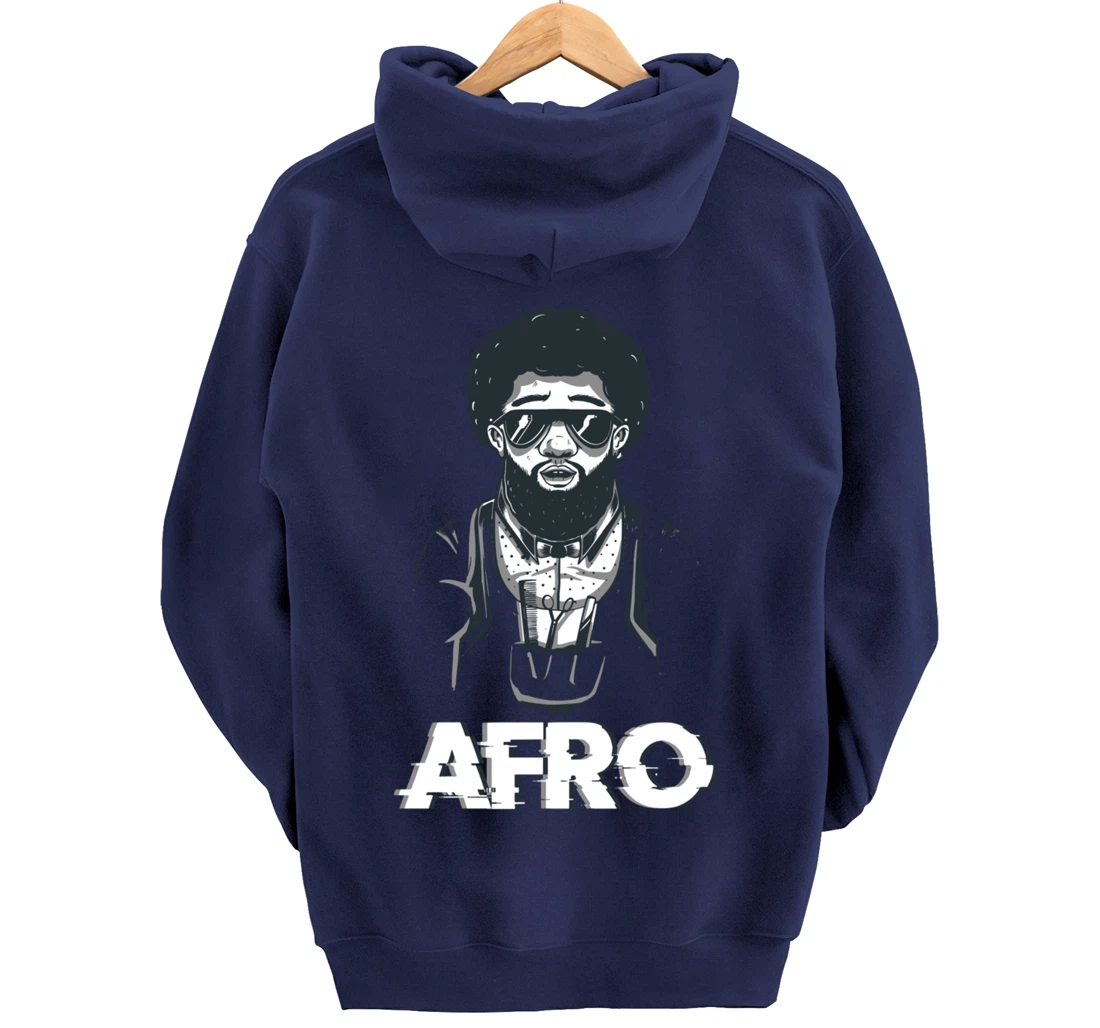 Afro Black Pullover Hoodie