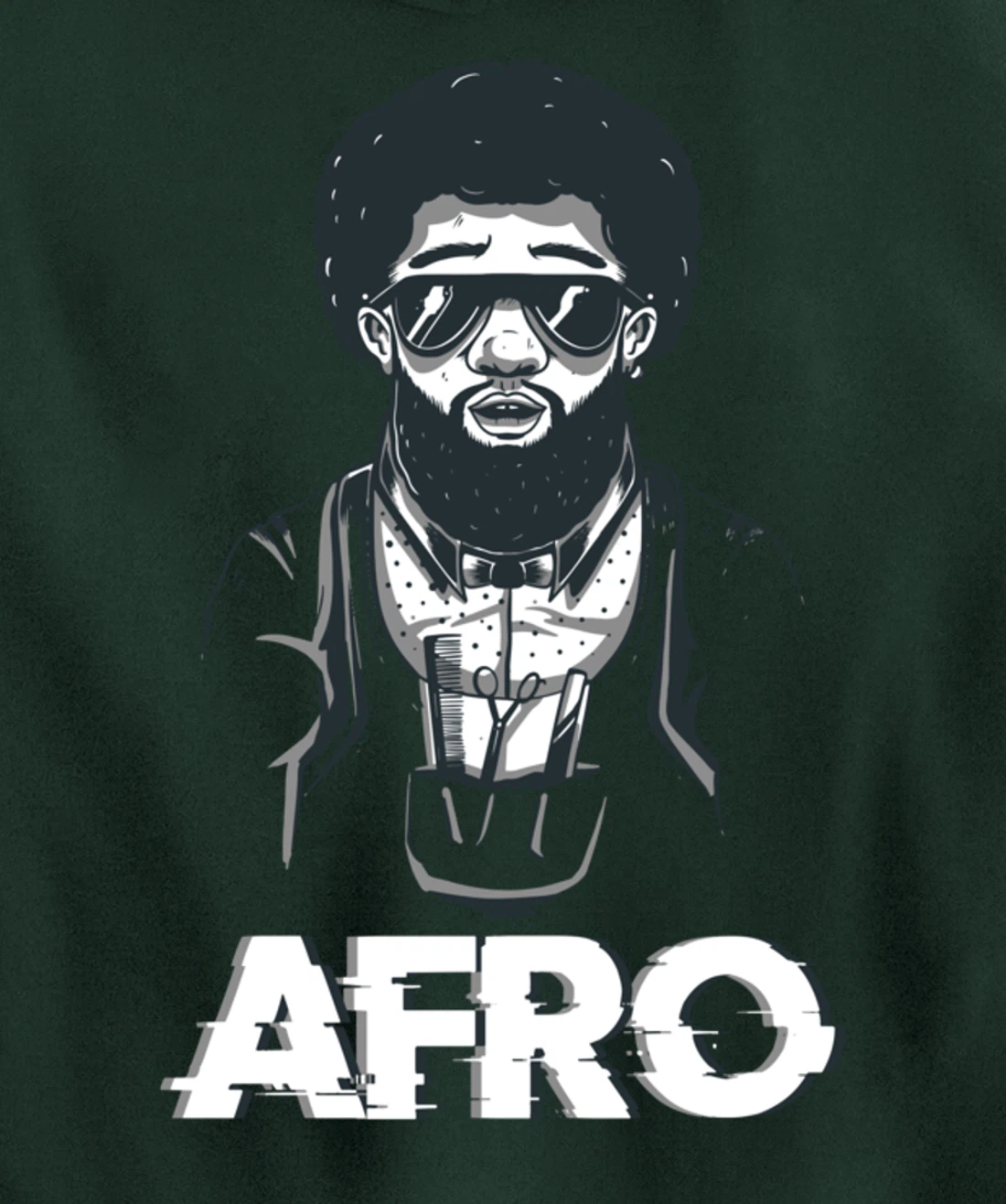 Afro Black Pullover Hoodie