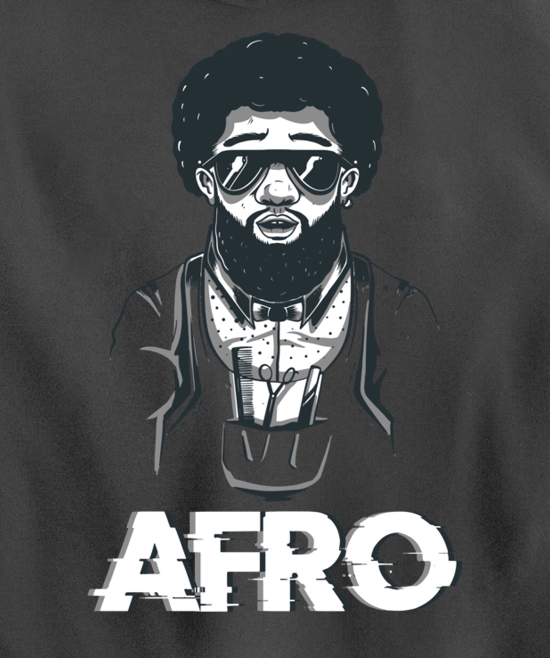 Afro Black Pullover Hoodie