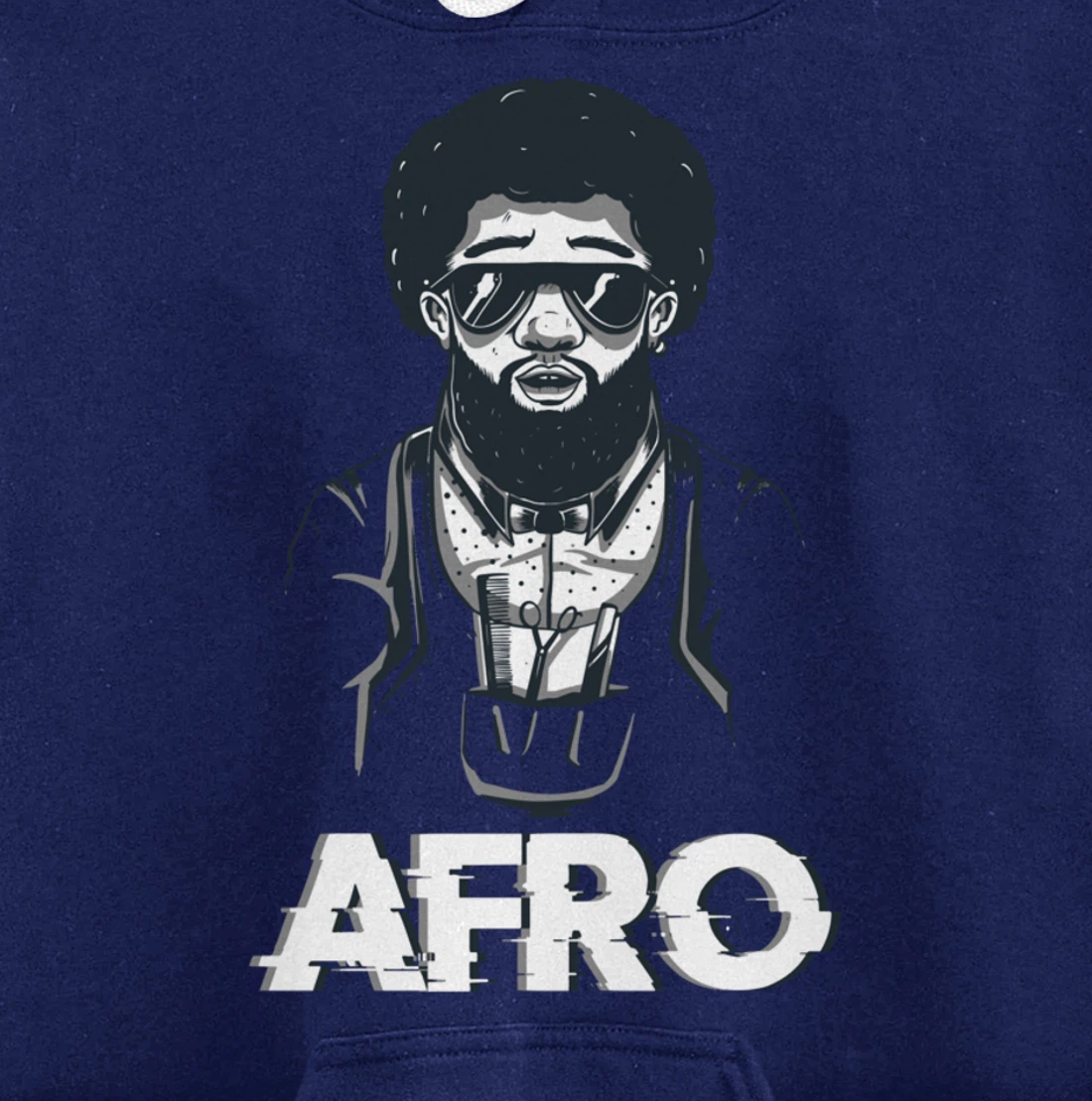 Afro Black Pullover Hoodie