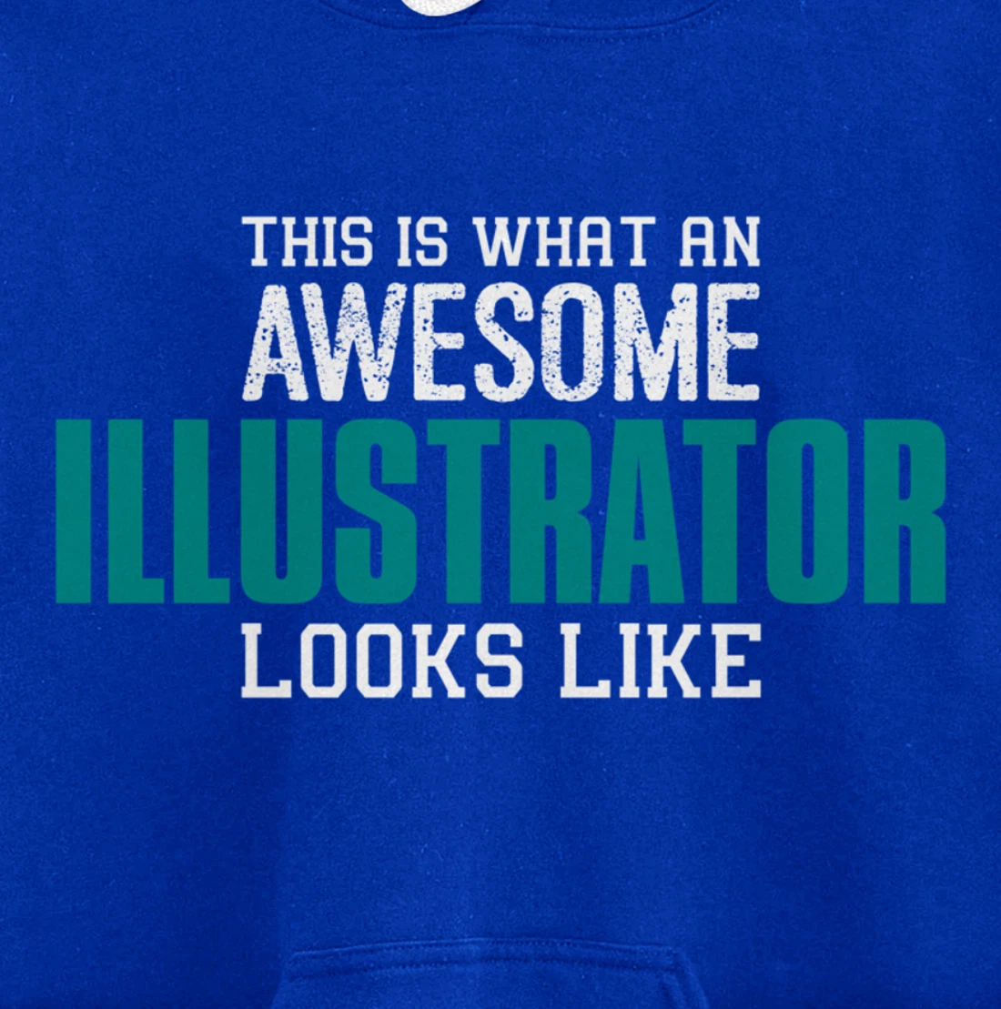 This is what an awesome Illustrator looks like Gift Designer Pullover Hoodie