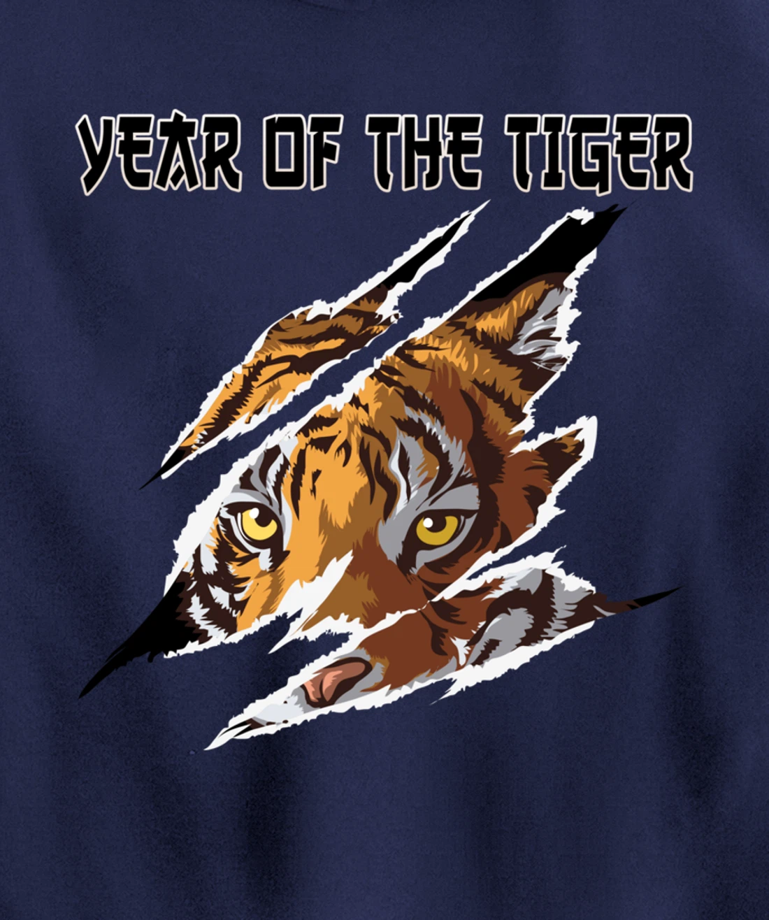 2022 Year of the Tiger Chinese Zodiac the Lunar New Year Pullover Hoodie