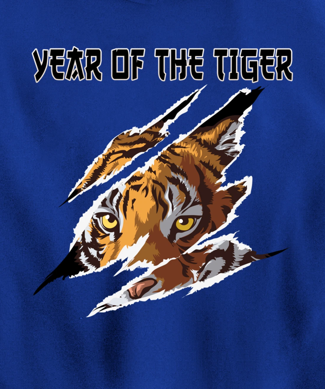 2022 Year of the Tiger Chinese Zodiac the Lunar New Year Pullover Hoodie