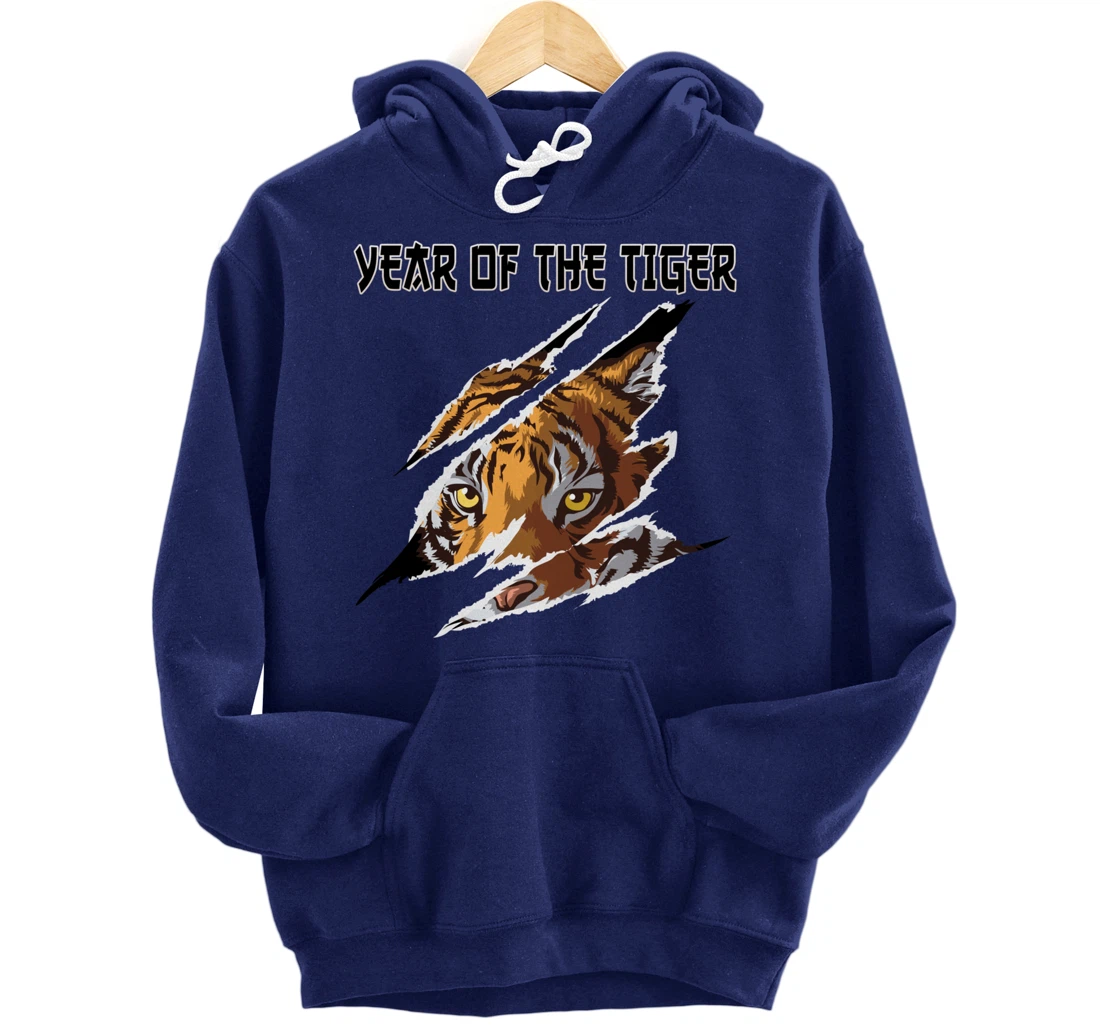 2022 Year of the Tiger Chinese Zodiac the Lunar New Year Pullover Hoodie