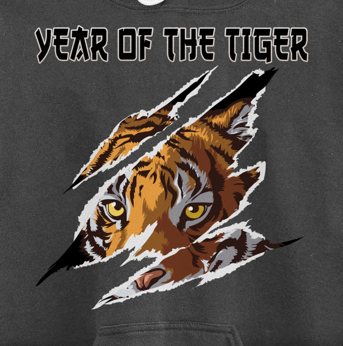 2022 Year of the Tiger Chinese Zodiac the Lunar New Year Pullover Hoodie