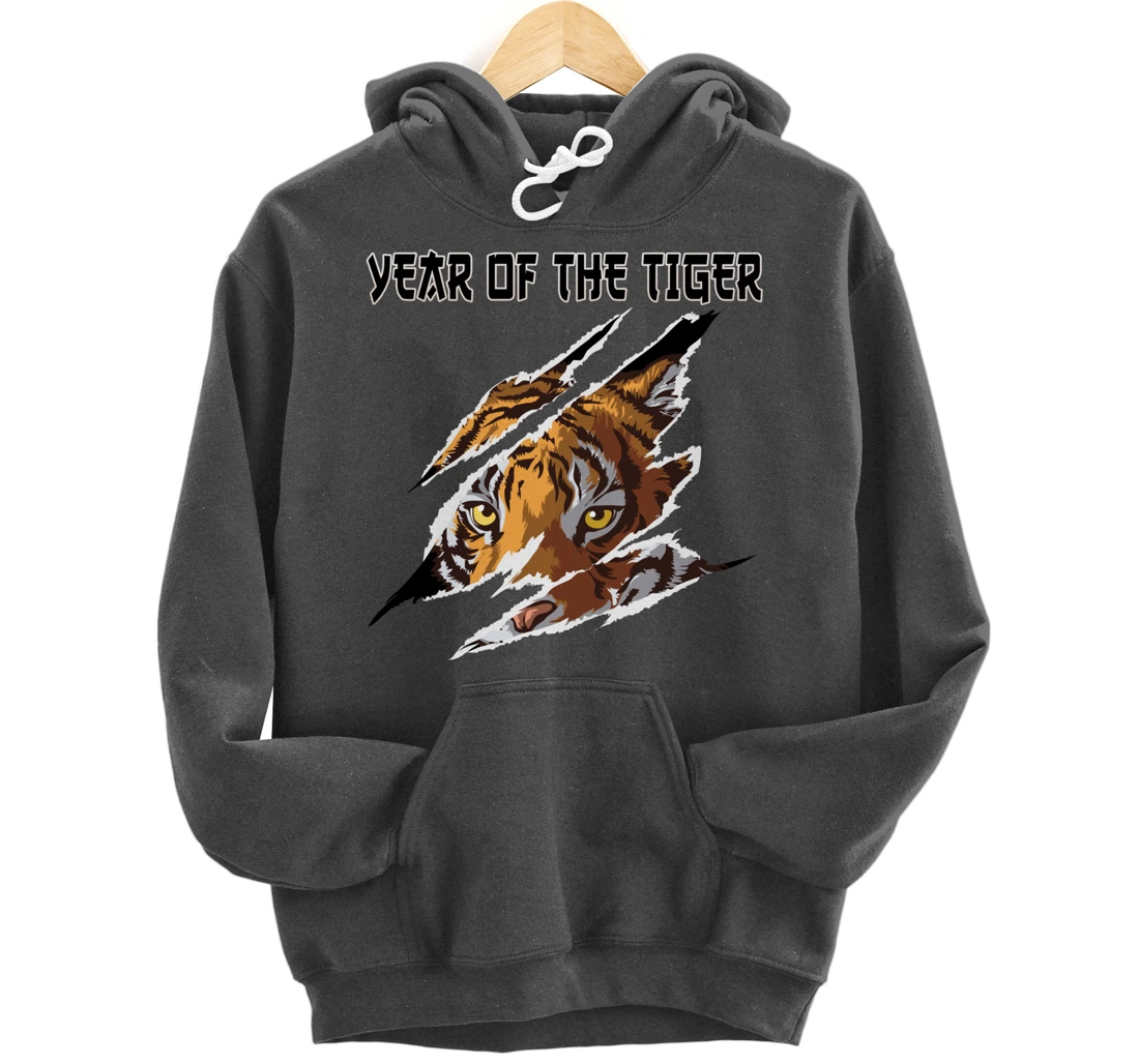 2022 Year of the Tiger Chinese Zodiac the Lunar New Year Pullover Hoodie