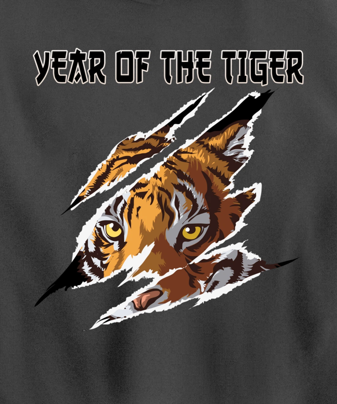 2022 Year of the Tiger Chinese Zodiac the Lunar New Year Pullover Hoodie