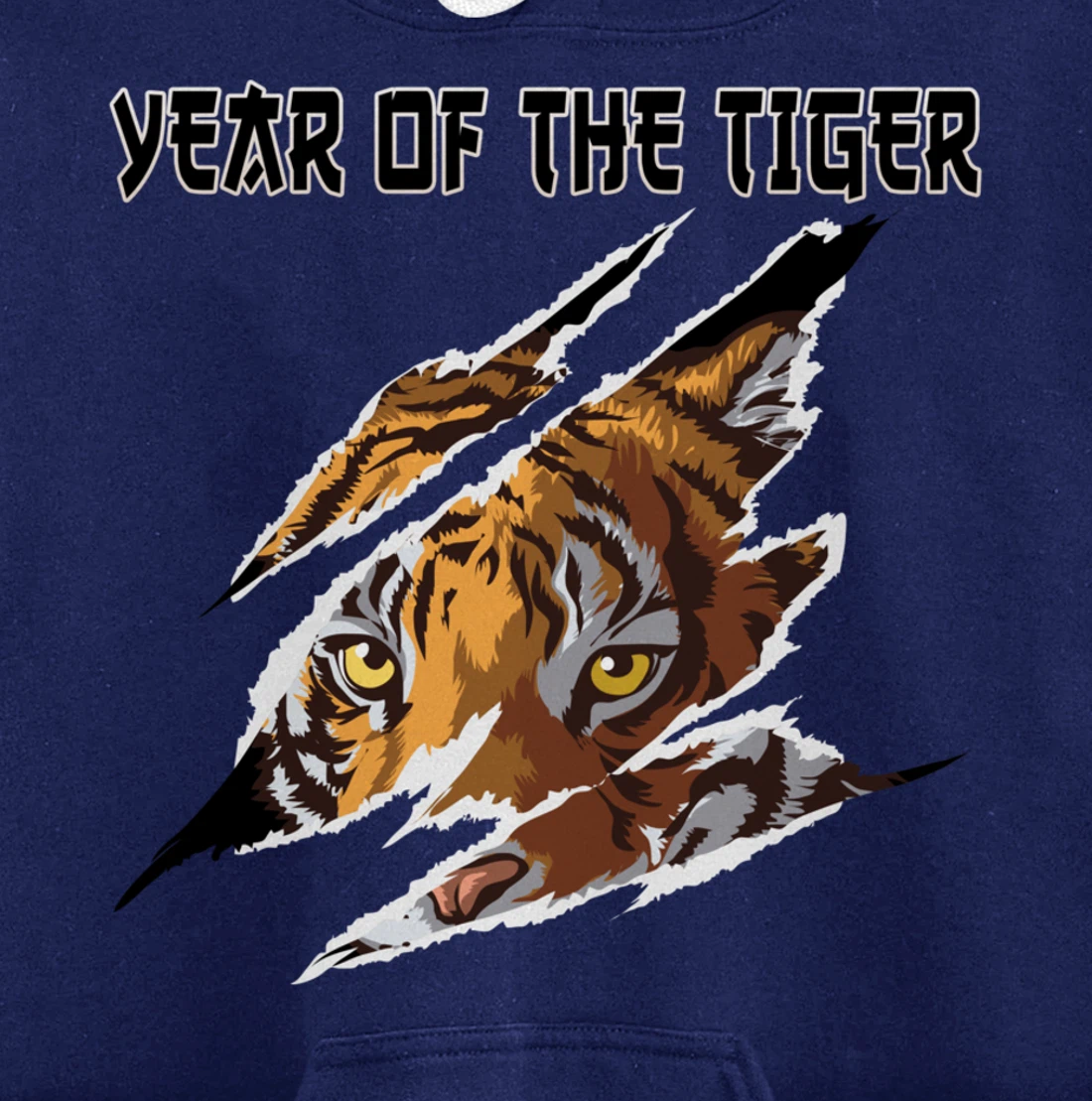 2022 Year of the Tiger Chinese Zodiac the Lunar New Year Pullover Hoodie
