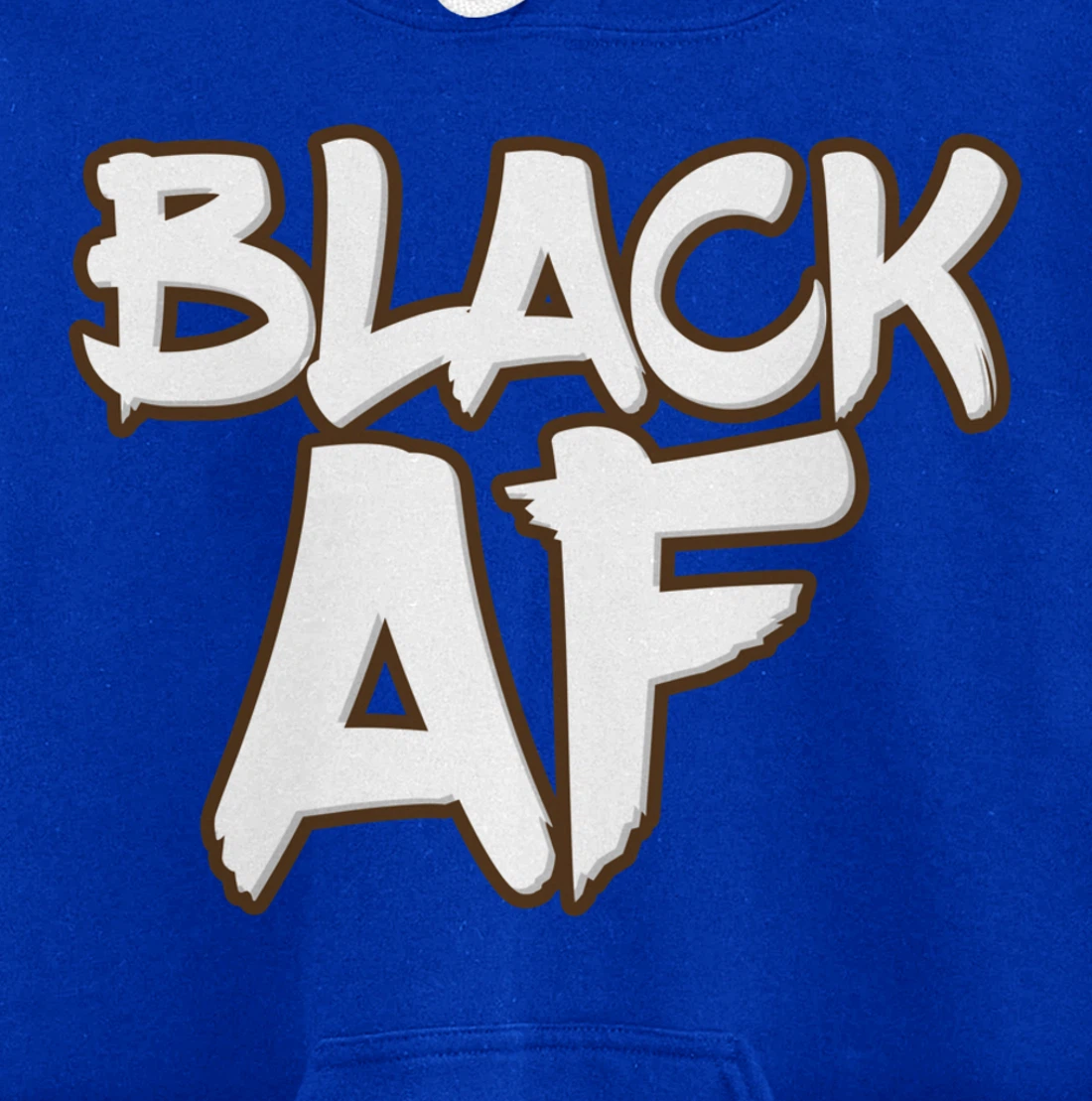 Black AF Black Pullover Hoodie