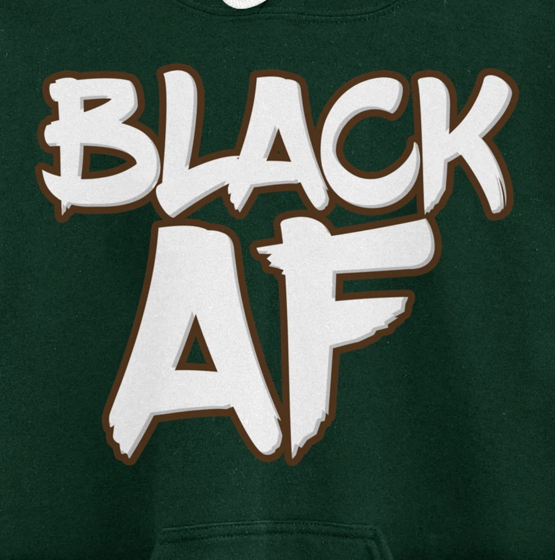 Black AF Black Pullover Hoodie