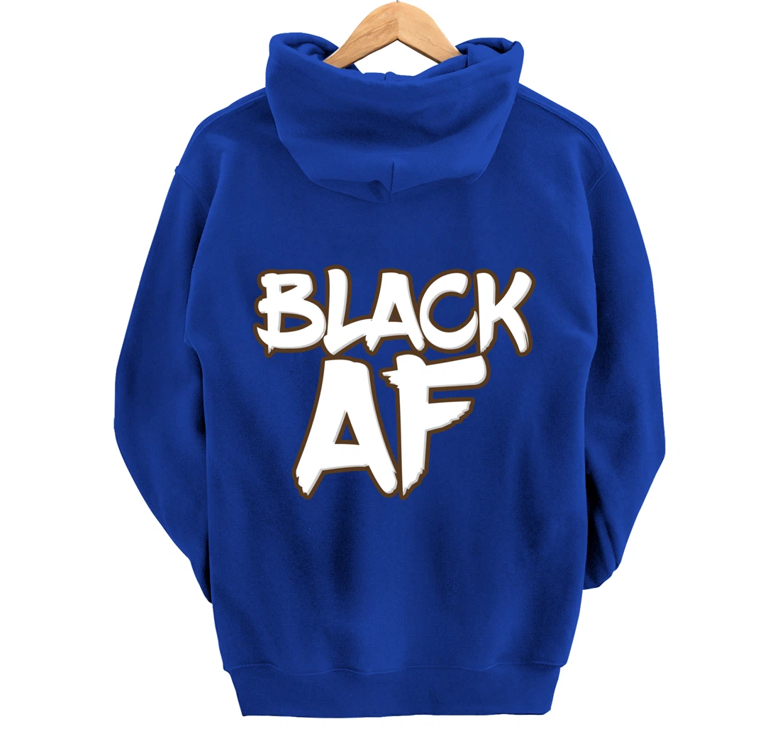Black AF Black Pullover Hoodie