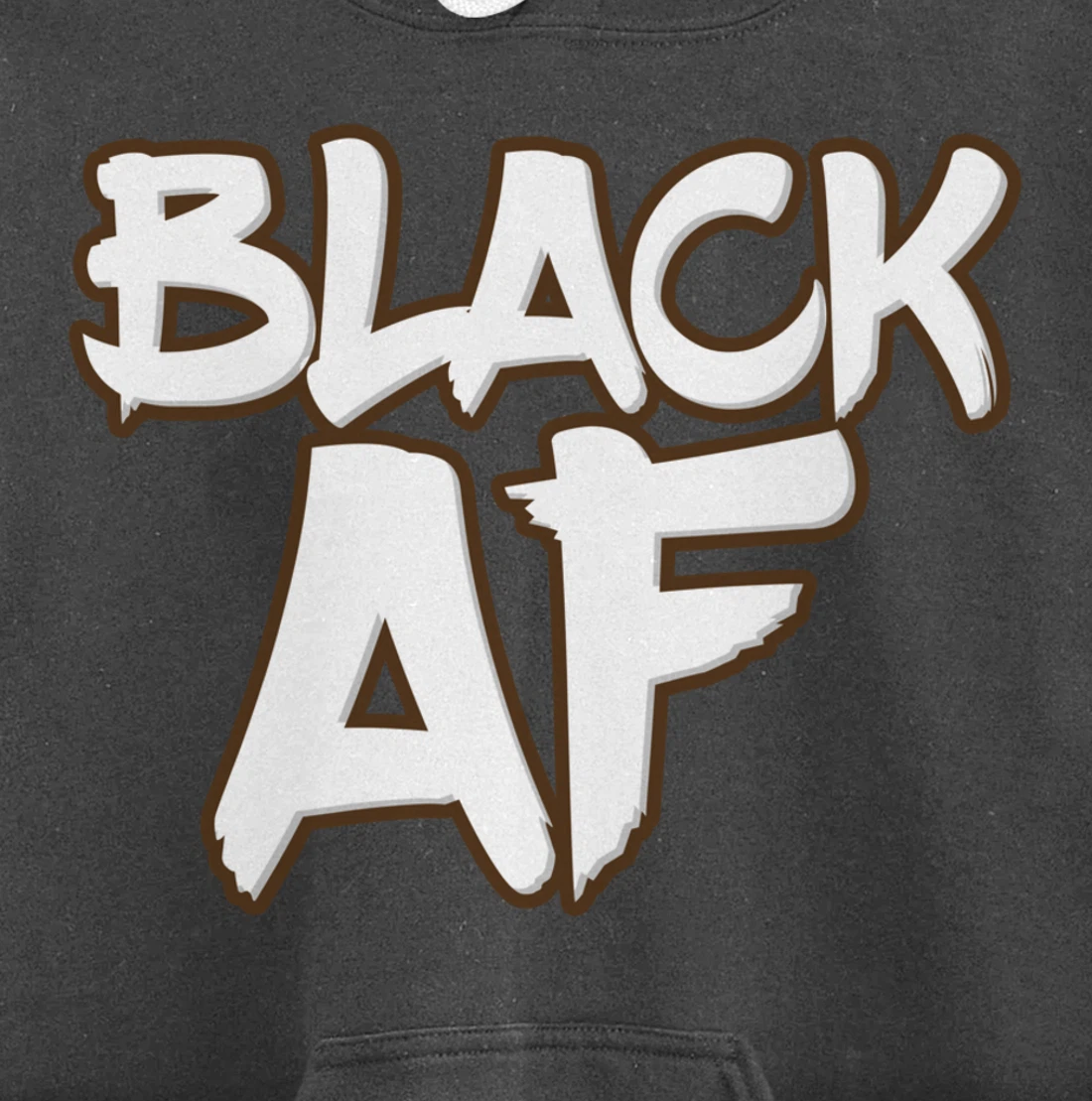 Black AF Black Pullover Hoodie