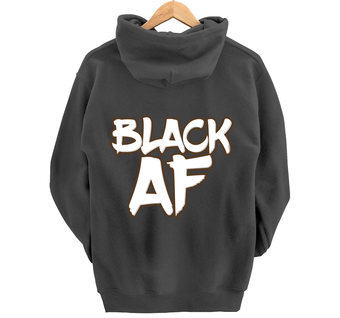 Black AF Black Pullover Hoodie