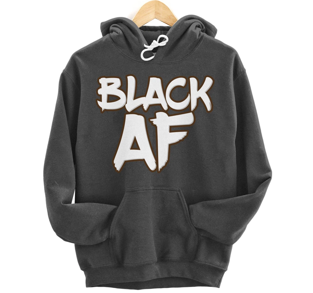 Black AF Black Pullover Hoodie