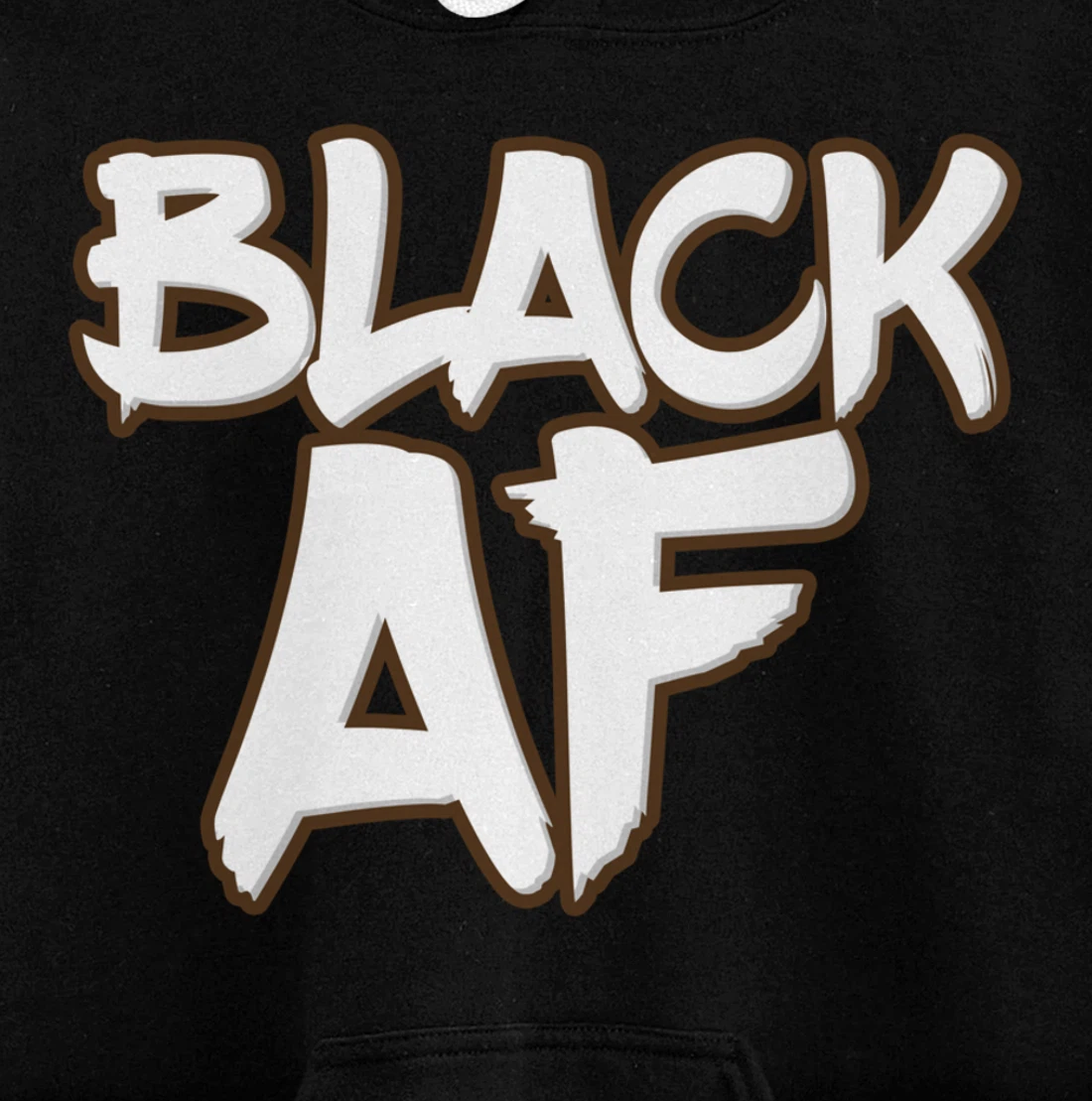 Black AF Black Pullover Hoodie