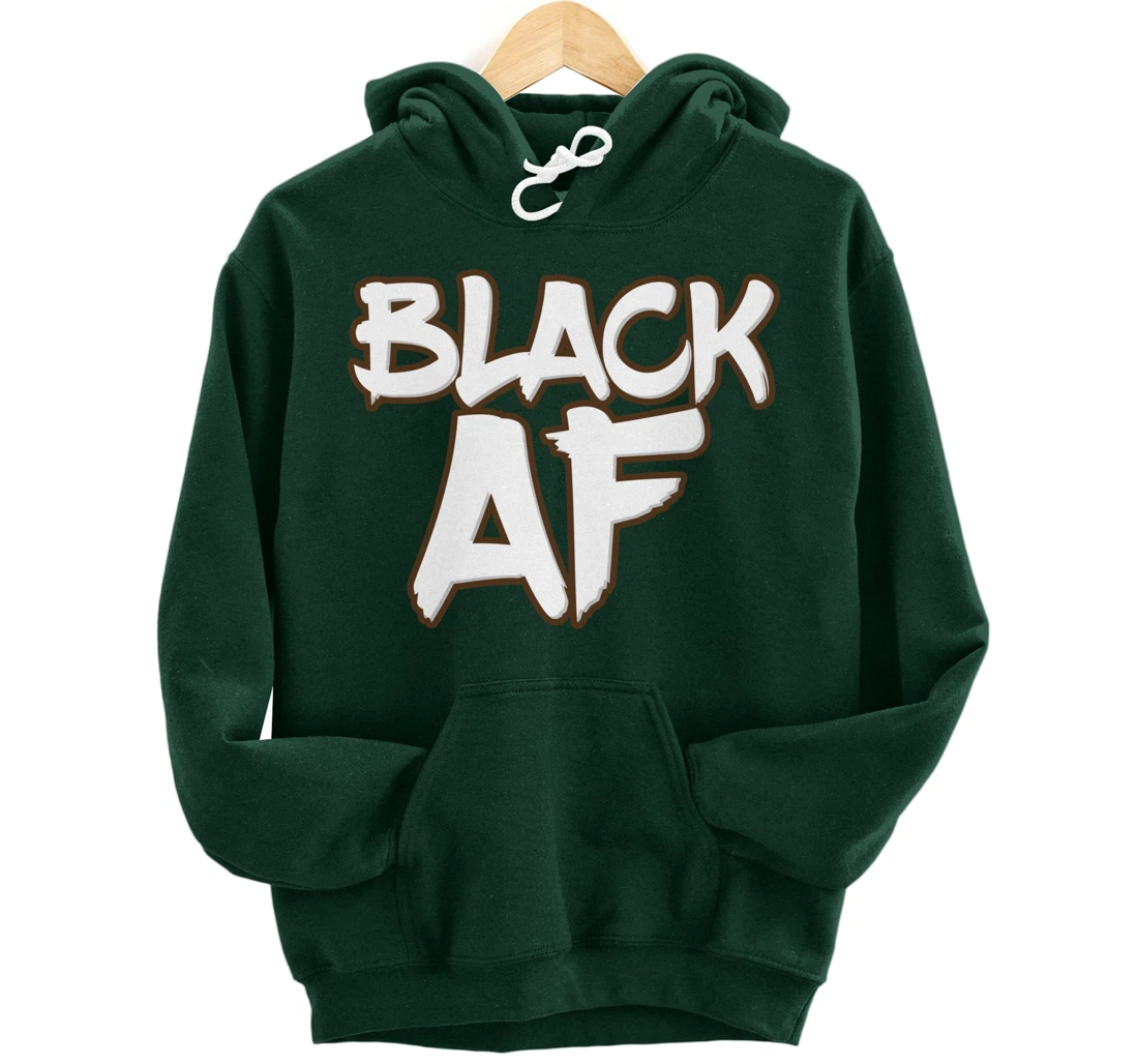 Black AF Black Pullover Hoodie